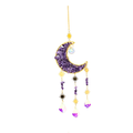 Gemstone Crescent Moon Suncatcher
