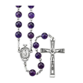 Amethyst Rosary Beads 8mm