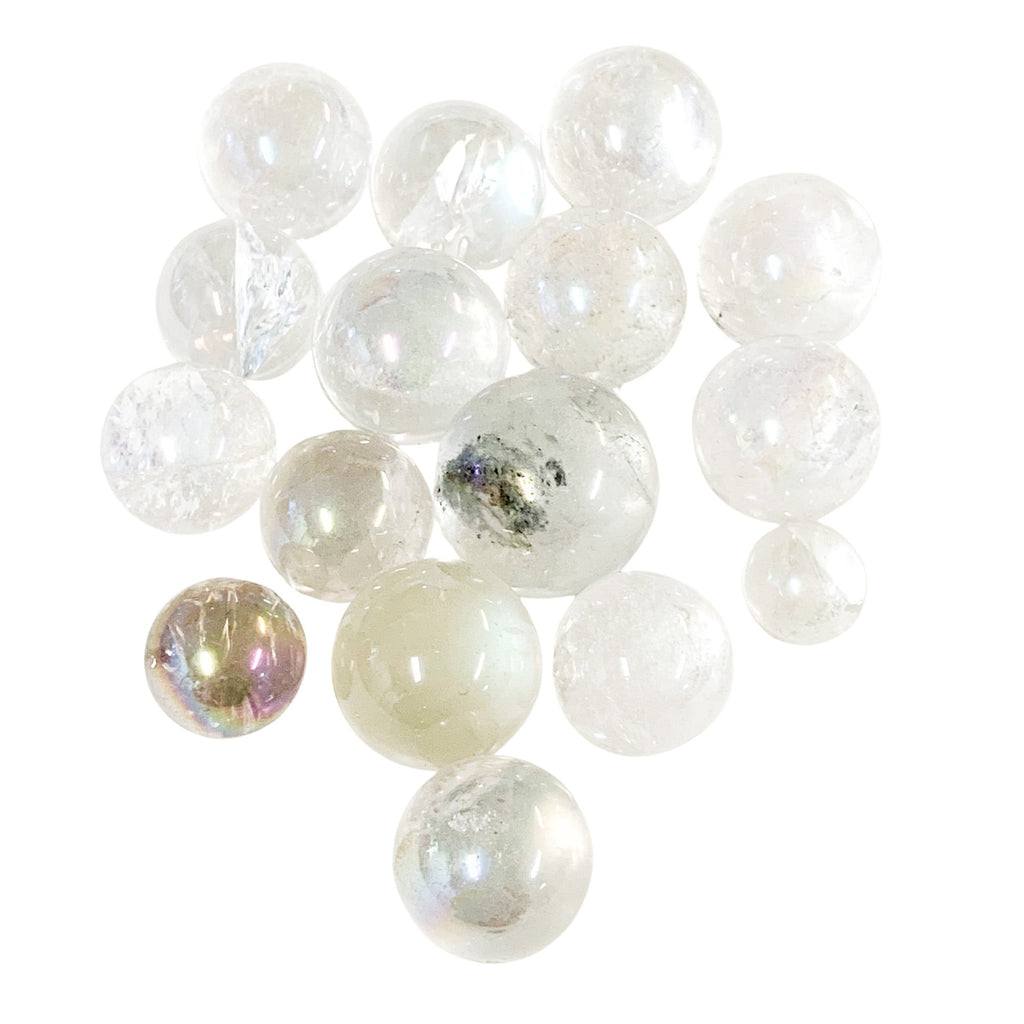 Angel Rainbow Aura Quartz Sphere image 0