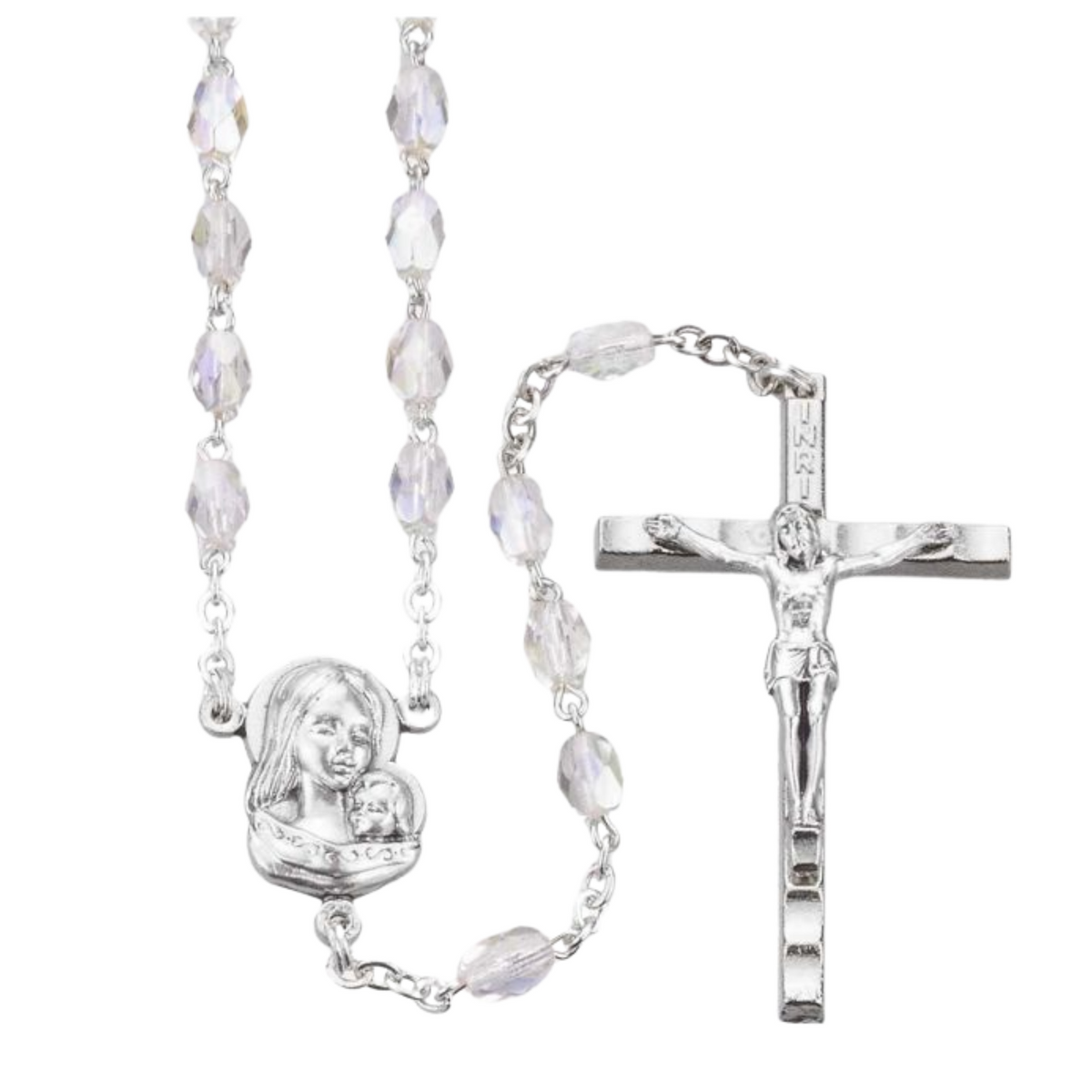 Aurora Borealis Rosary Beads