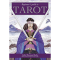 Book cover of 'Beginner's Guide to Tarot' with a blindfolded figure holding swords.