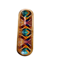 Boho Mosaic Wooden Tray Incense Burner 