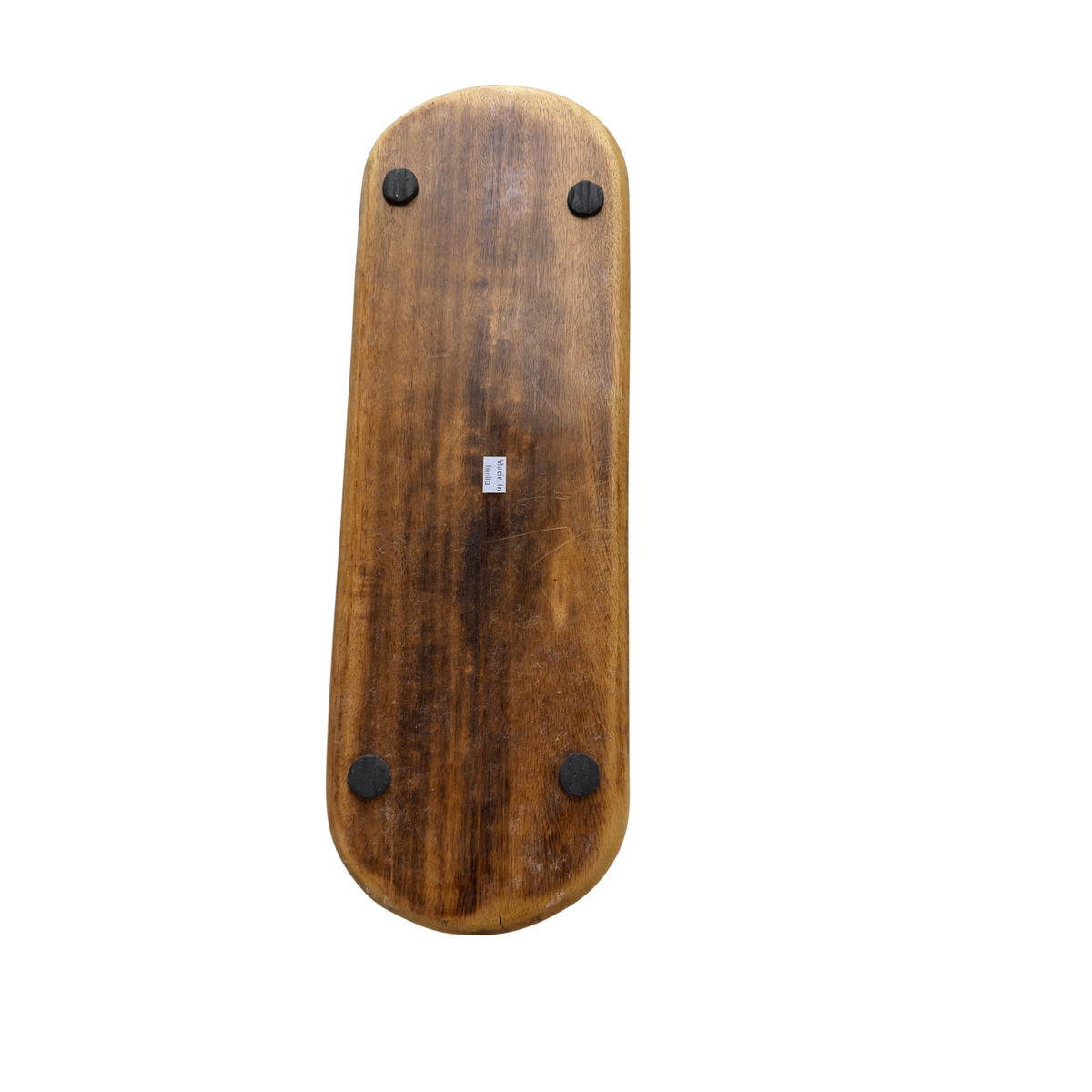 Boho Mosaic Wooden Tray Incense Burner back view