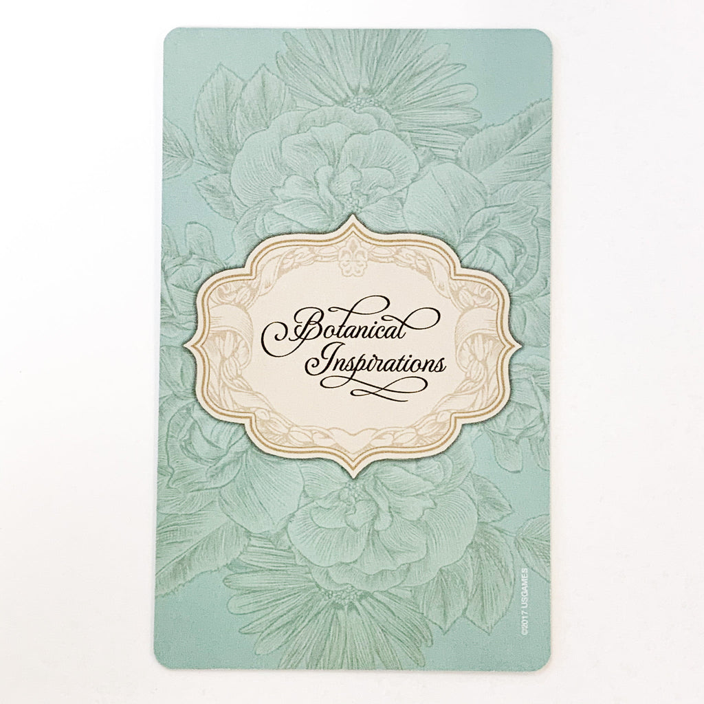 Book cover with floral design and 'Botanical Inspirations' text on a light blue background