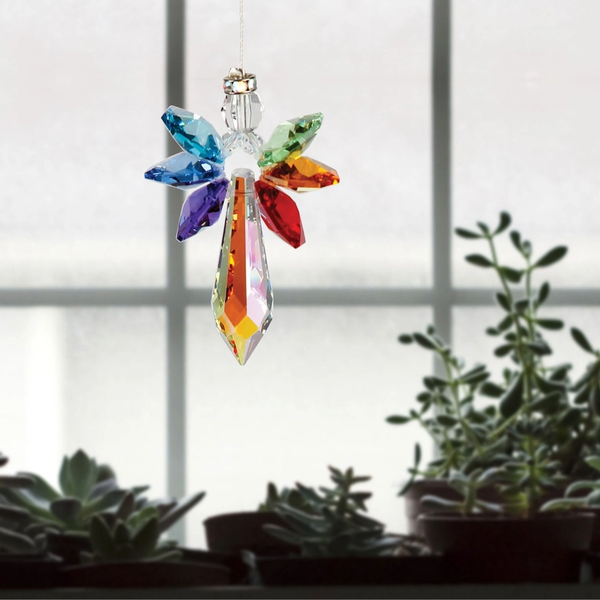 Chakra Guardian Angel Large Suncatcher Ornament