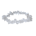 Clear Quartz Chip Bracelet against a white background