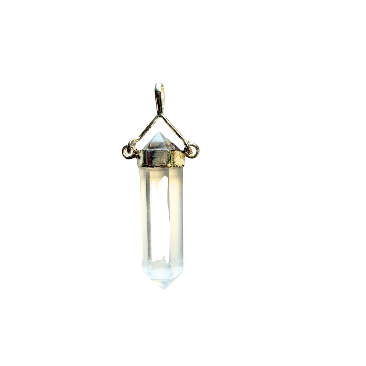 Clear Quartz Doundle Terminated Pendant