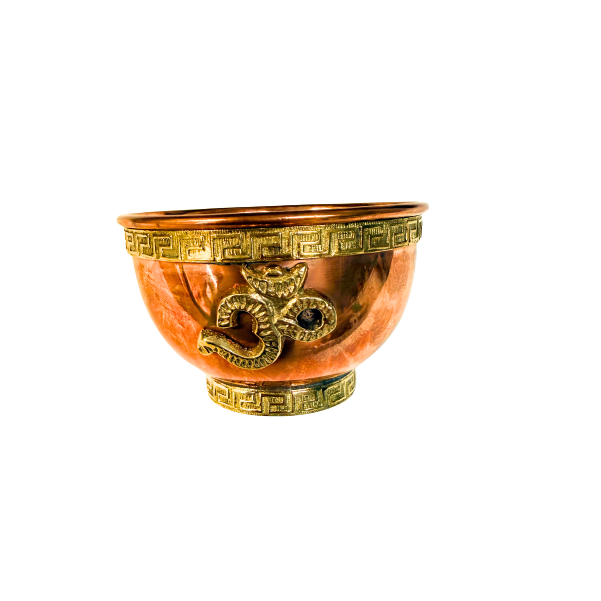 Copper Om Offering Bowl