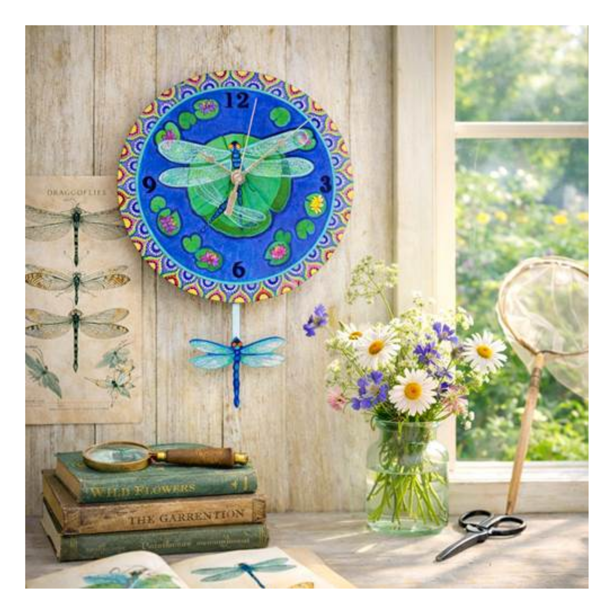 Dragonfly Clock