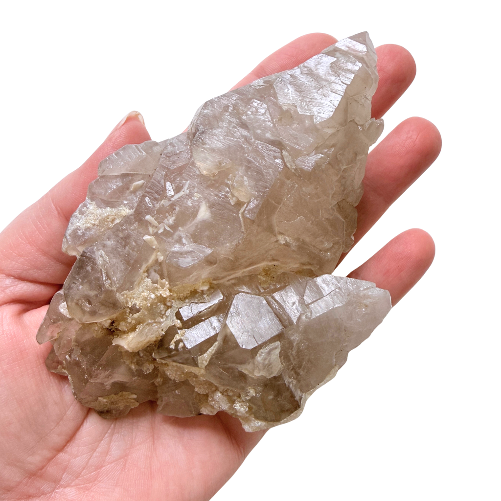 Large Elestial point on a hand for scale