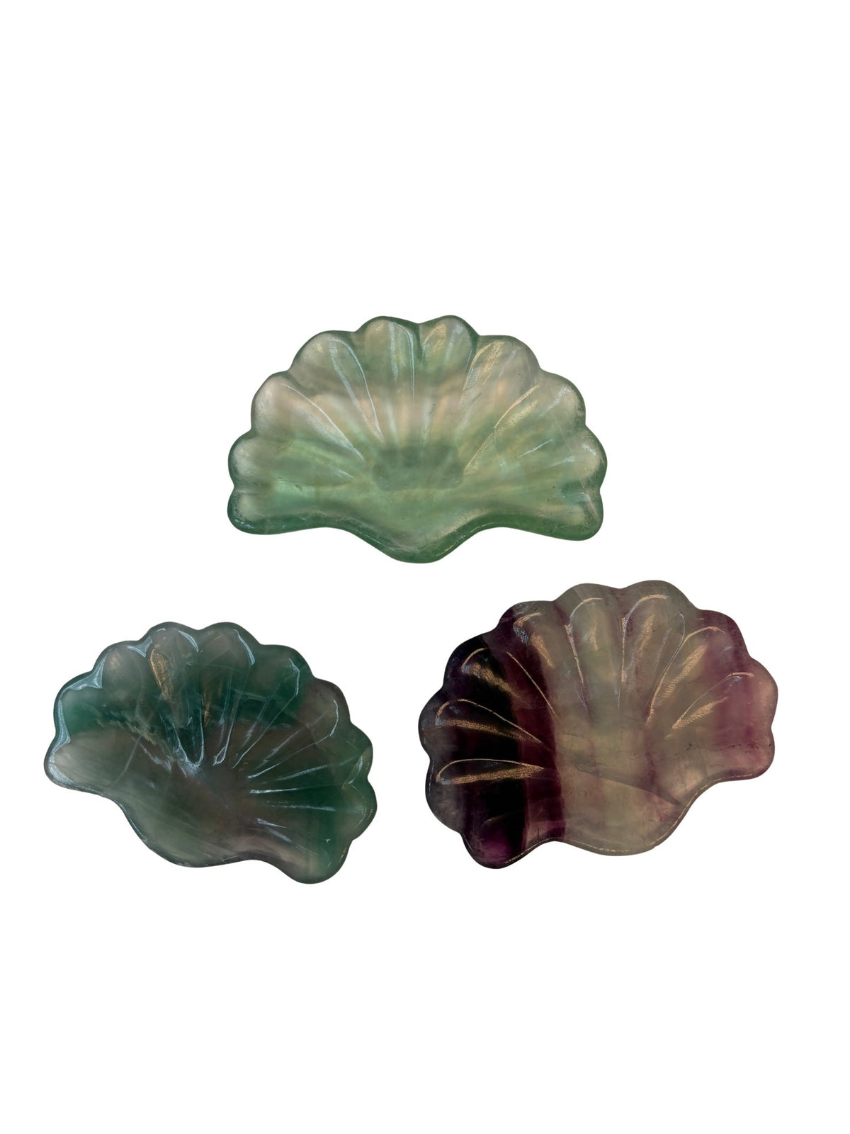 Fluorite Bowls Shells 
