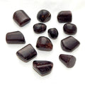 Dark brown stones on a white background