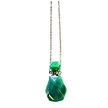 Green Aventurine Perfume Bottle Pendant Necklace
