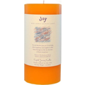 Joy Big Pillar Candle Crystal Journey
