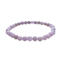 Kunzite Bracelet 6mm on a white background