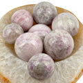 Kunzite Crystal Sphere - Lavender and pinkish hues