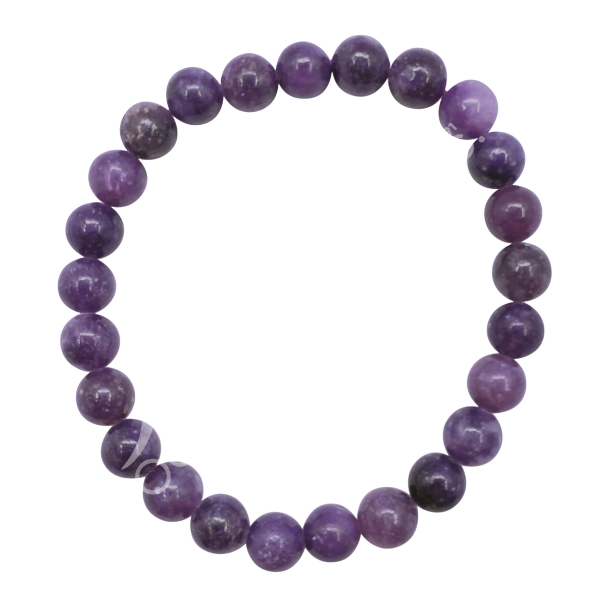 Lepidolite Bracelet 8mm for a LargerWrist