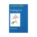Book cover of 'Letting Go' by Veronica Ray with a blue background and floral illustration.