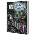 Witches' Datebook 2027 with a witch and potion bottles design on the cover