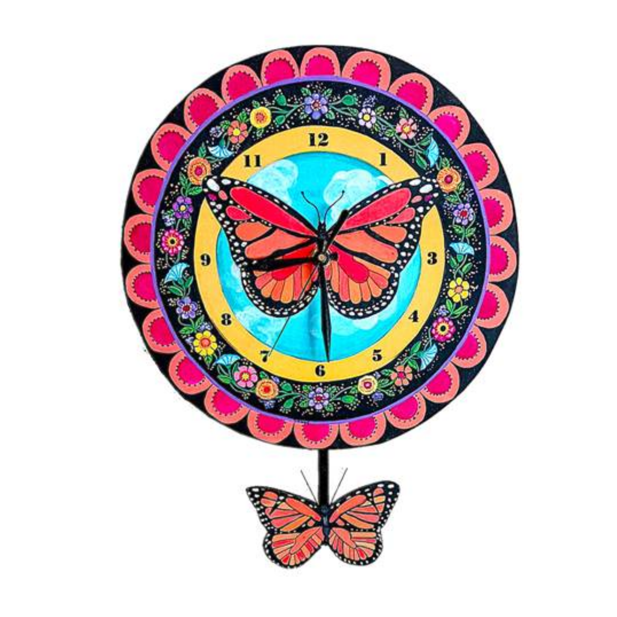Monarch #2 Butterfly Clock