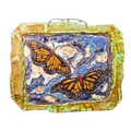 Monarch Butterflies Paper and Stone Wall Art
