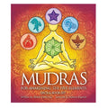 Book cover of 'Mudras for Awakening the Five Elements' with a person in meditation pose and five elemental symbols.