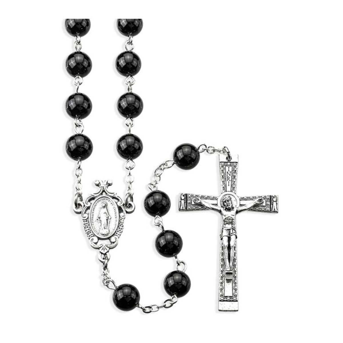Onyx Rosary Beads 6mm