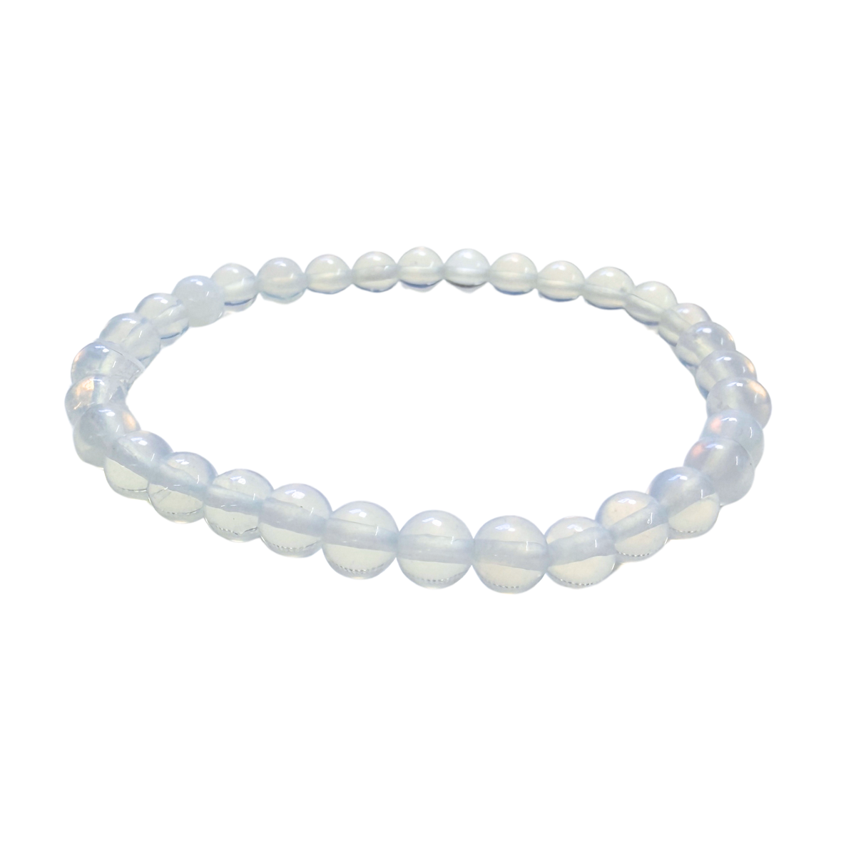 Opalite Bracelet 6mm on a white background