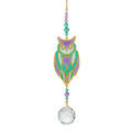 Owl Crystal Dreams Suncatcher
