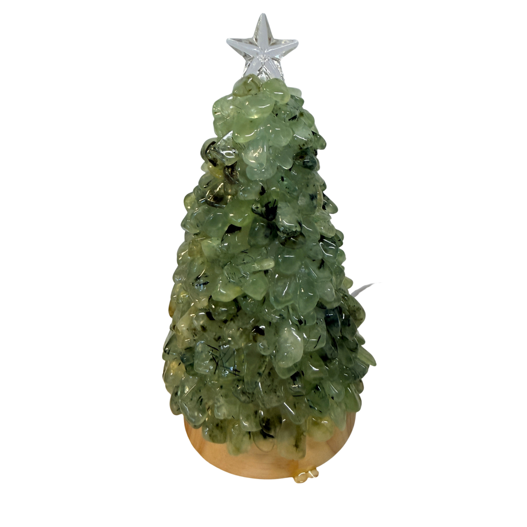 Prehnite Christmas Tree Lamp