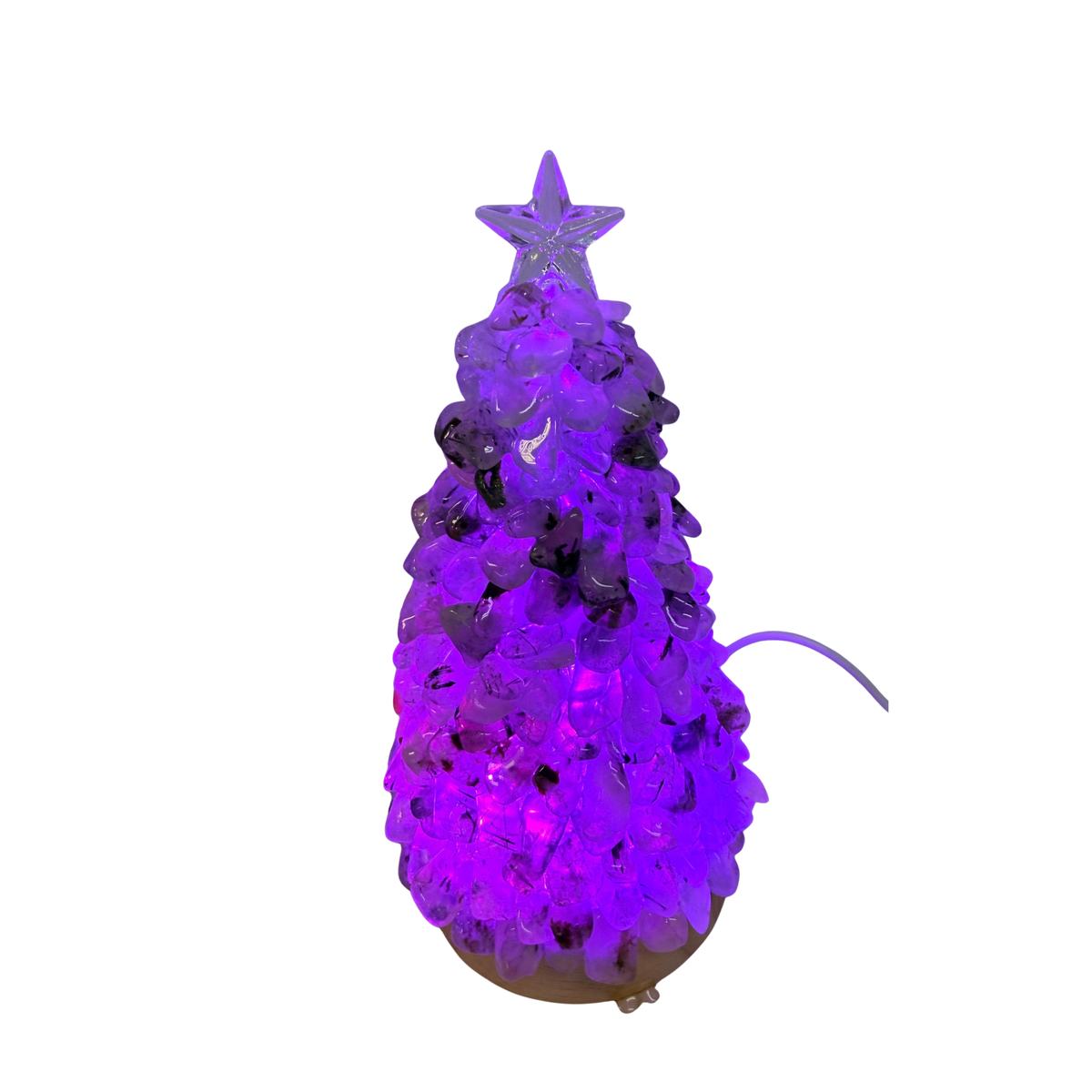 Prehnite Christmas Tree Lamp