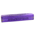 Purple Floral Hand Carved Wooden Incense Burner Box