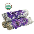 Purple Haze and White Sage Smudge Stick