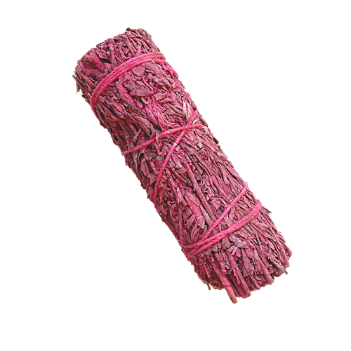 Rose Infused Scented High Desert Sage Smudge Stick