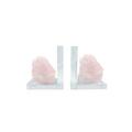 Rose Quartz Bookends
