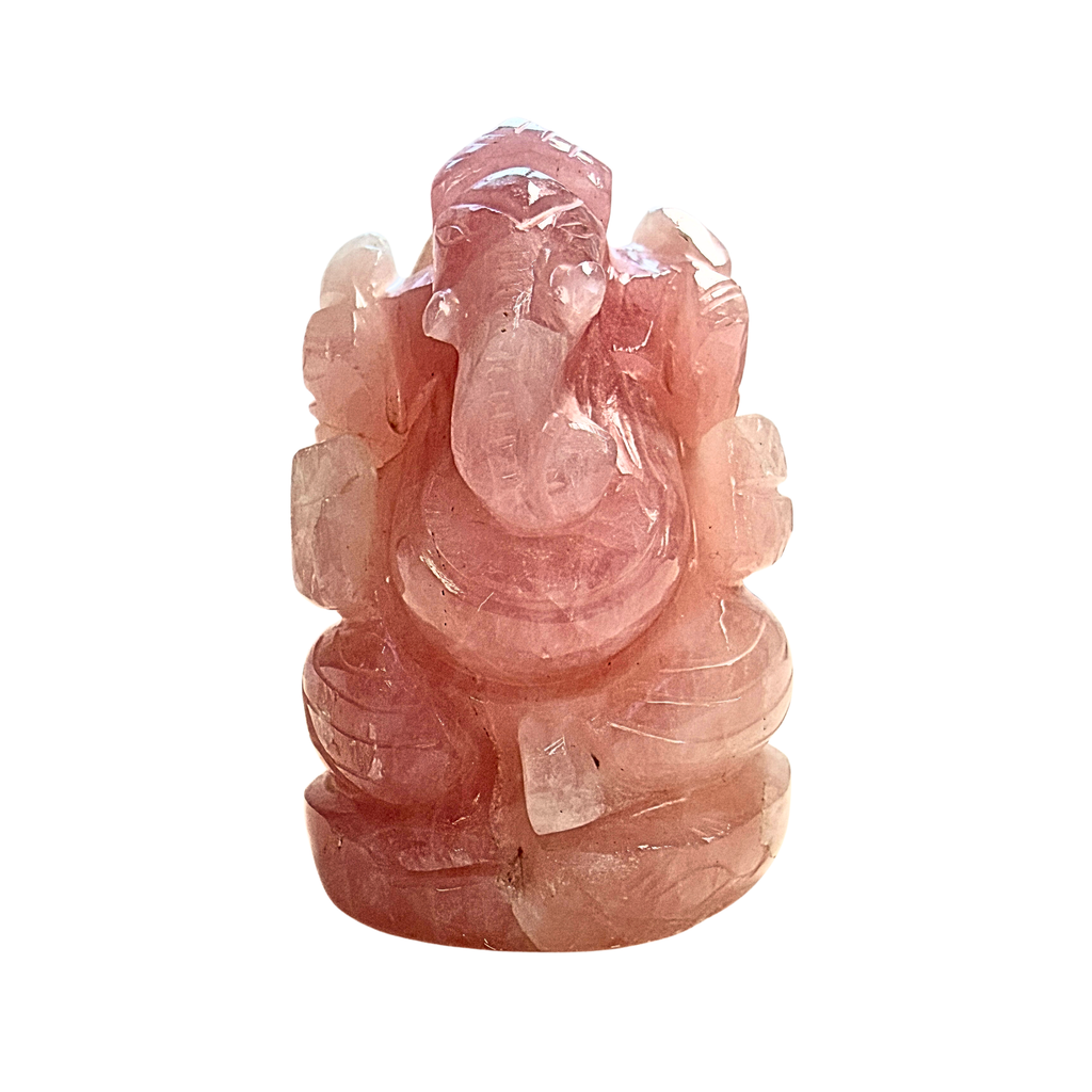 Rose Quartz Ganesha