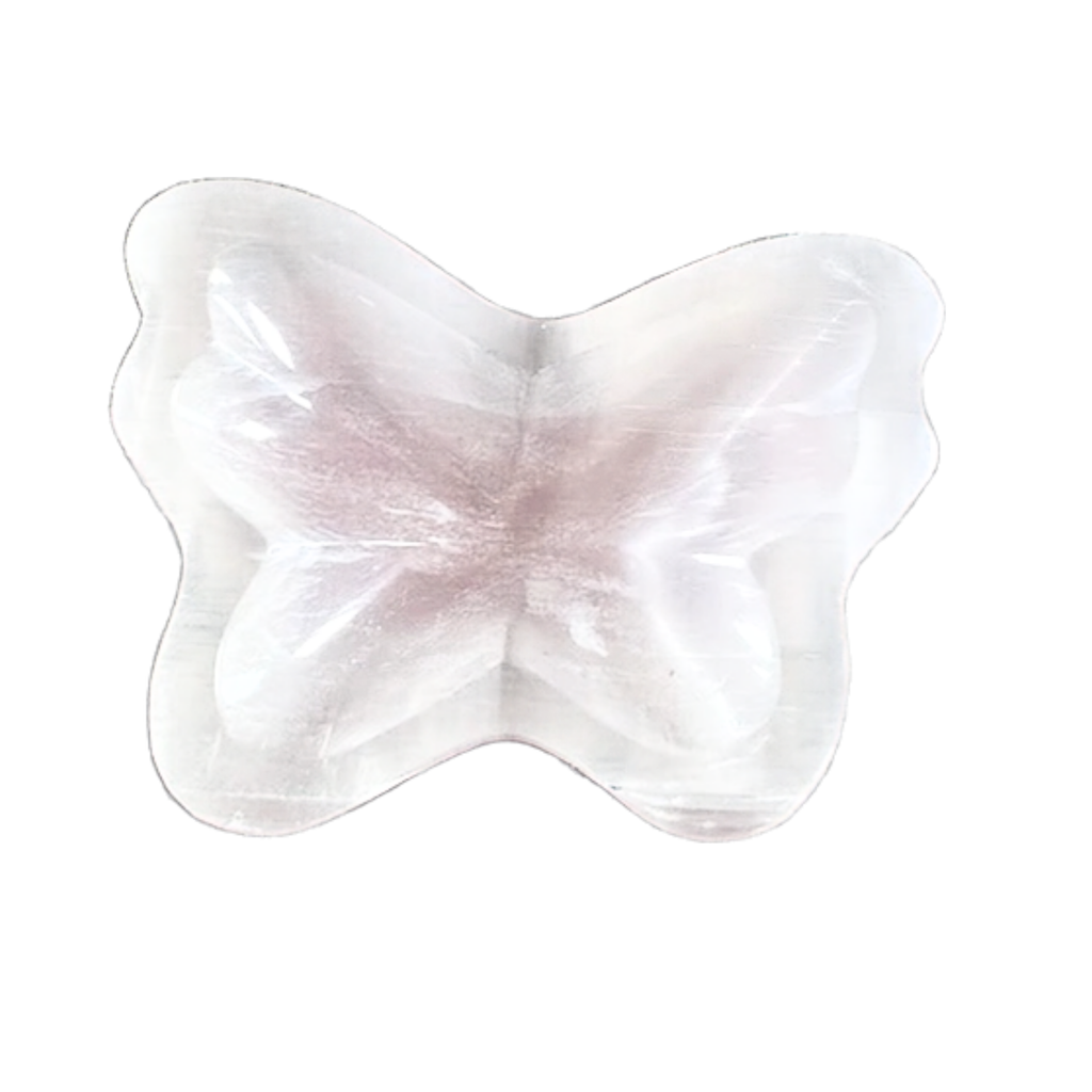 Selenite Butterfly Bowl