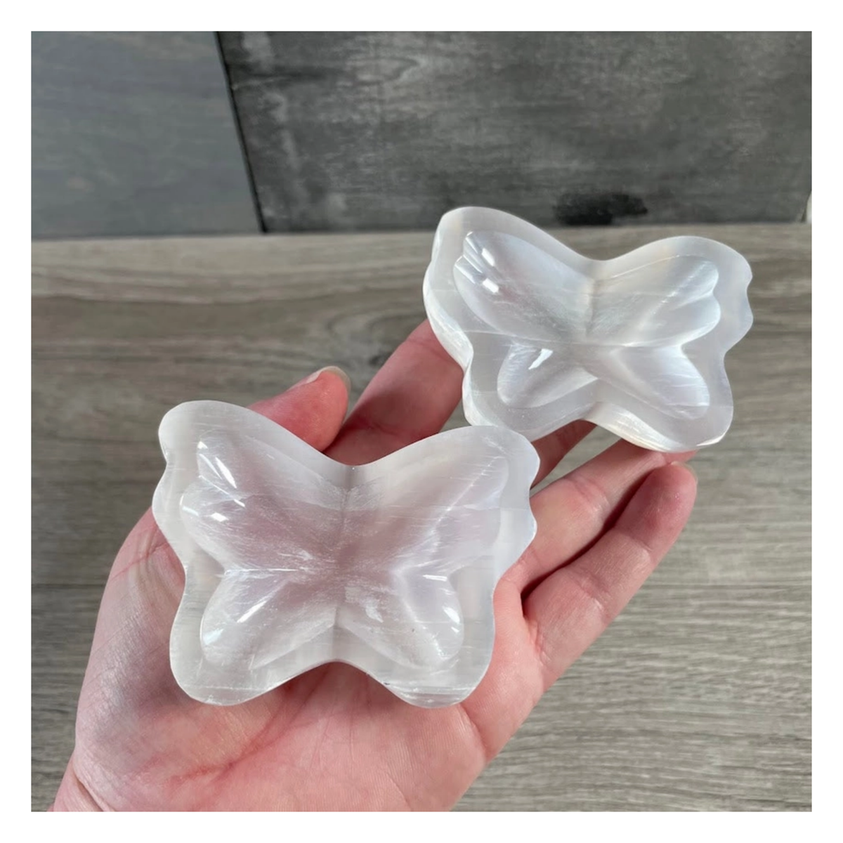 Selenite Butterfly Bowl