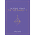 Book cover of 'The Zodiac Guide to Sagittarius' by Astrid Carvel on a purple background
