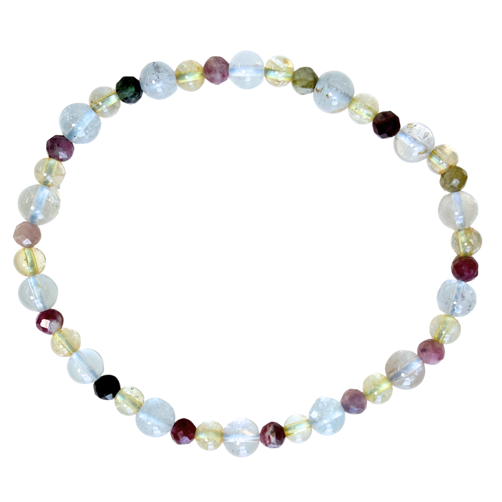 Topaz Citrine and Tourmaline Bracelet