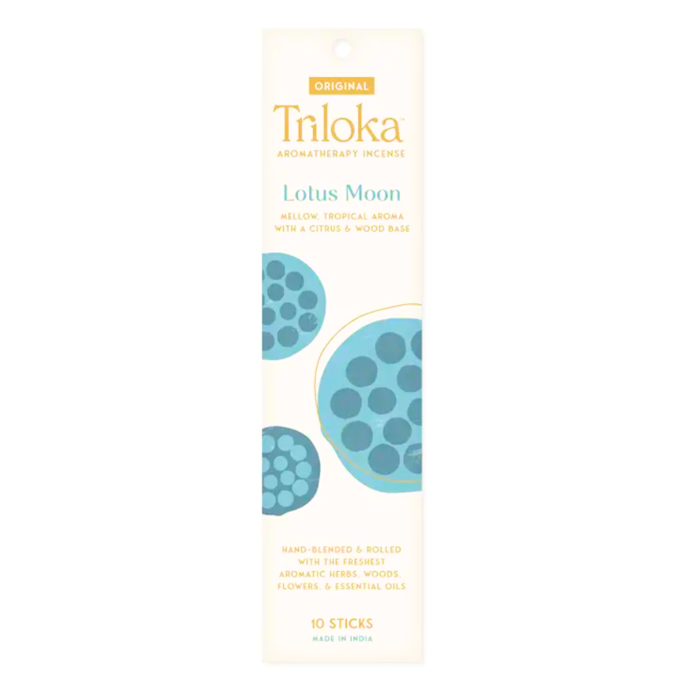 Triloka Lotus Moon Hand Rolled Incense