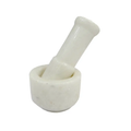 White Marble Mortar and Pestle