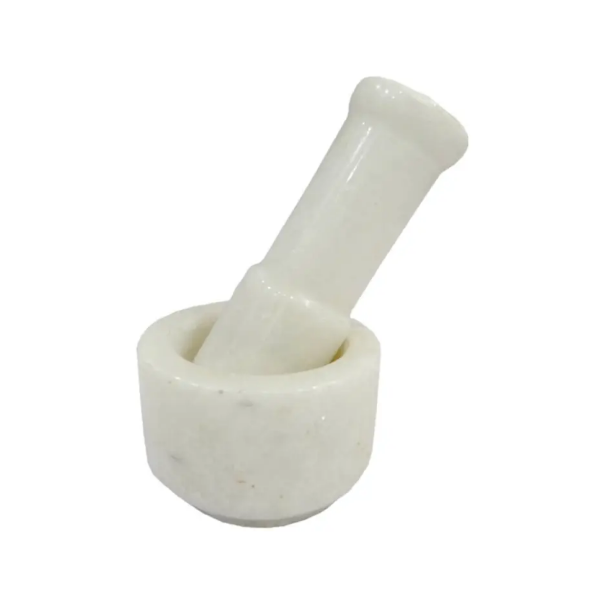 White Marble Mortar and Pestle