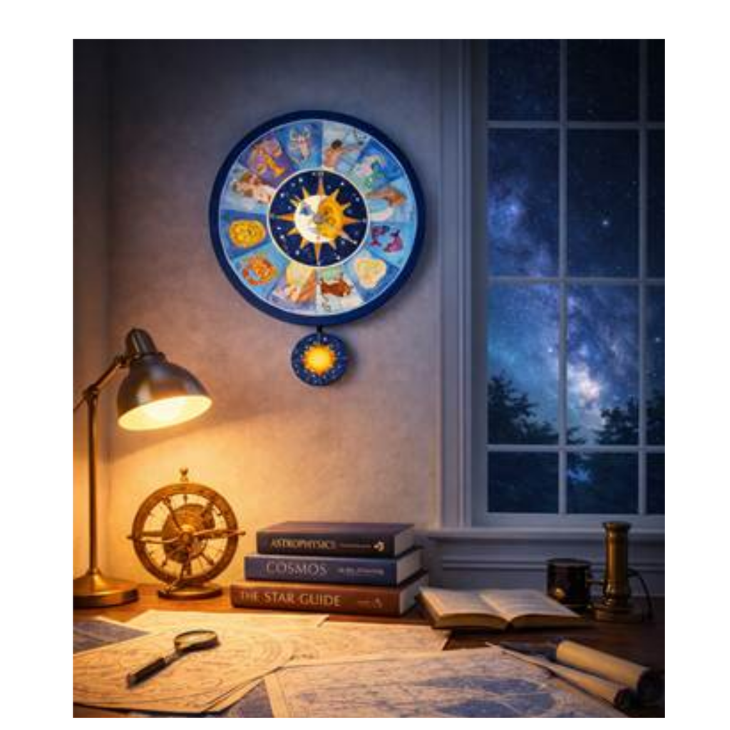 Zodiac Sun Signs Clock