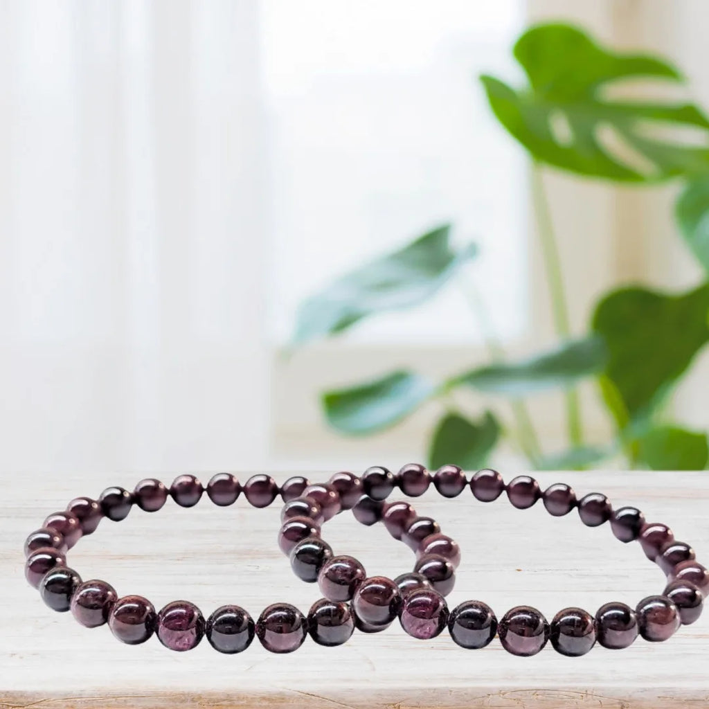 Garnet Bracelet 8mm image 3