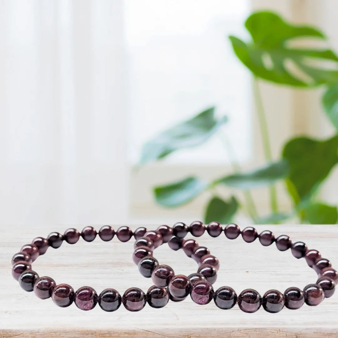 Garnet Bracelet 8mm image 3