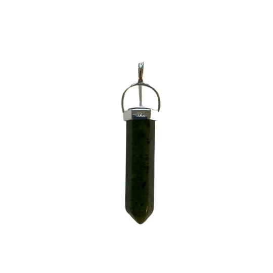 Black Obsidian SS Power Pendant image 0