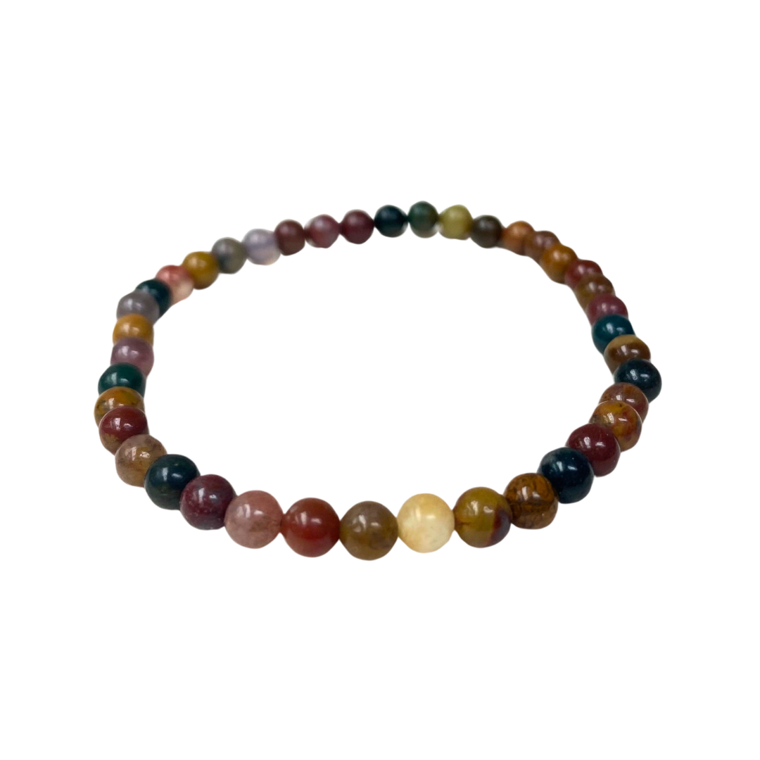 Ocean Jasper Bracelet 4mm image 0