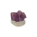 Small Purple Fluorite Cluster With Stand image 0