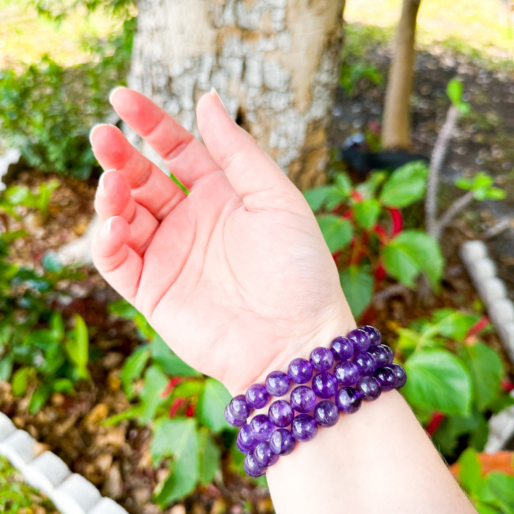 Amethyst Bracelet 10mm image 4